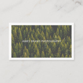 Moderne minimalistische fotografie visitekaartje