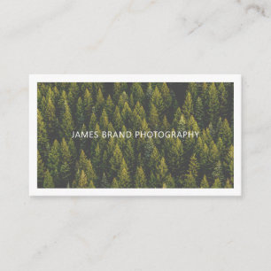 Moderne minimalistische fotografie visitekaartje