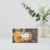 Moderne minimalistische fotografie visitekaartje (Staand voorkant)