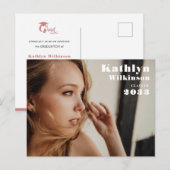 Moderne minimalistische fotografische fotograaf 3 uitnodiging briefkaart (Voorkant / Achterkant)