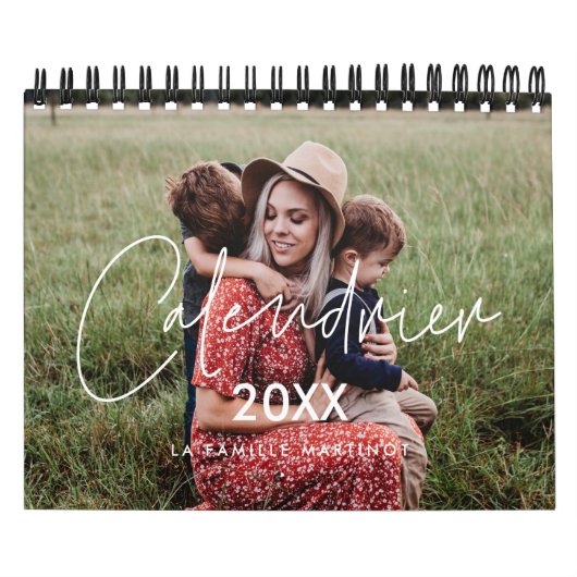 Moderne, minimalistische fotokalender 2021 kalender (Hoes)