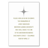 Moderne, minimalistische foto's en scripts kaart (Achterkant)