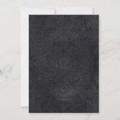 Moderne, minimalistische fotouitnodiging voor vrij kaart (Achterkant)