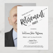 Moderne minimalistische fotoverrassingsgroep kaart (Voorkant / Achterkant)