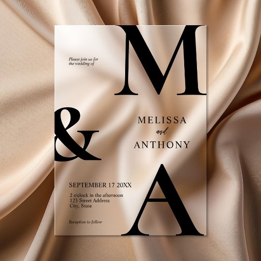 Moderne minimalistische Frosted Wedding Acryl Uitnodigingen