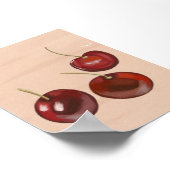 Moderne minimalistische fruit art print (Hoek)