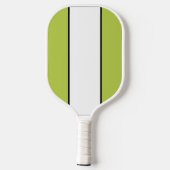 Moderne Minimalistische Gegemonogrammeerde Beginle Pickleball Paddle (Achterkant)