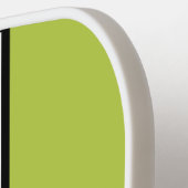 Moderne Minimalistische Gegemonogrammeerde Beginle Pickleball Paddle (Links Detail)