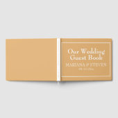 Moderne Minimalistische Gele Gastenboek (Volledig)