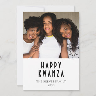 Moderne Minimalistische Gelukkige Kwanzaa Familie