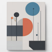 Moderne minimalistische geometrische Abstracte kun Fotoplaat (Voorkant)