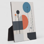 Moderne minimalistische geometrische Abstracte kun Fotoplaat (Zijkant)