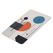 Moderne minimalistische geometrische Abstracte kun Magneet (Linkerzijde)