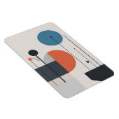 Moderne minimalistische geometrische Abstracte kun Magneet (Rechterzijde)