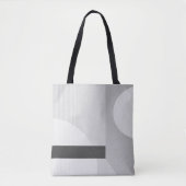 Moderne minimalistische geometrische Canvas tas (Voorkant)
