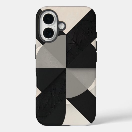 Moderne Minimalistische Geometrische Case-Mate iPhone Case (Achterkant)