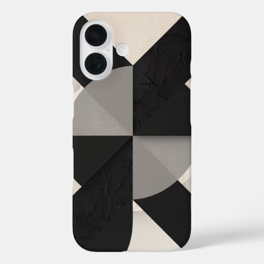 Moderne Minimalistische Geometrische  Case-Mate iPhone Case (Achterkant)