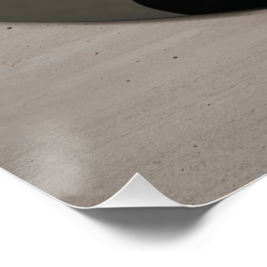 Moderne minimalistische geometrische cirkels Abstr Perfect Poster (Hoek)