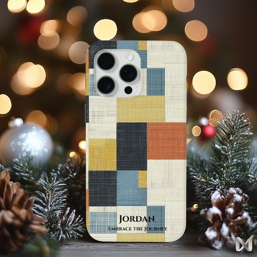 Moderne minimalistische geometrische stijl - Retro Case-Mate iPhone Case