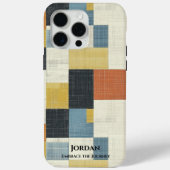 Moderne minimalistische geometrische stijl - Retro Case-Mate iPhone Case (Achterkant)