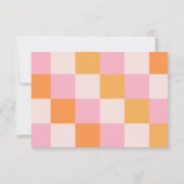 Moderne minimalistische gepersonaliseerde aangepas notitiekaartje (Achterkant)