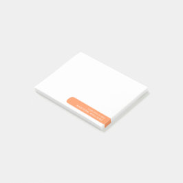 Moderne minimalistische gepersonaliseerde briefpap post-it® notes