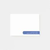 Moderne minimalistische gepersonaliseerde briefpap post-it® notes (Voorkant)