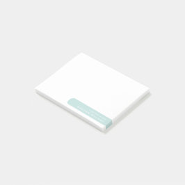 Moderne minimalistische gepersonaliseerde briefpap post-it® notes