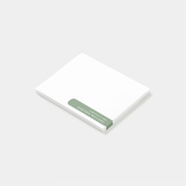 Moderne minimalistische gepersonaliseerde briefpap post-it® notes