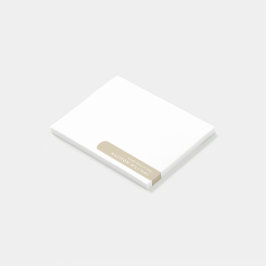 Moderne minimalistische gepersonaliseerde briefpap post-it® notes