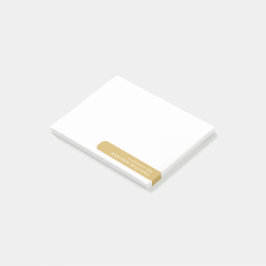 Moderne minimalistische gepersonaliseerde briefpap post-it® notes