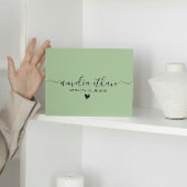 Moderne Minimalistische Gepersonaliseerde huwelijk Gastenboek