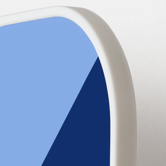 Moderne minimalistische gepersonaliseerde naam bla pickleball paddle (Links Detail)