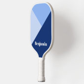 Moderne minimalistische gepersonaliseerde naam bla pickleball paddle (Links)