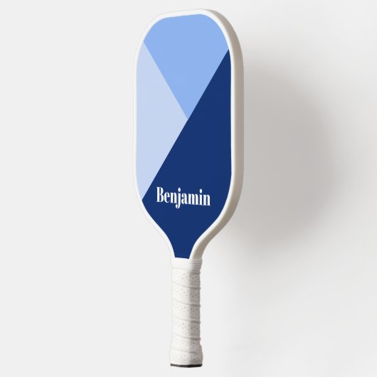 Moderne minimalistische gepersonaliseerde naam bla pickleball paddle (Links)