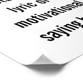 Moderne minimalistische gepersonaliseerde offerte  poster (Hoek)