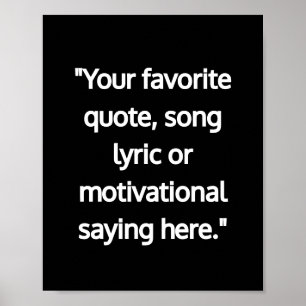 Moderne minimalistische gepersonaliseerde offerte  poster