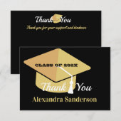 Moderne Minimalistische Gepersonaliseerde Schoolkl Bedankkaart (Voorkant / Achterkant)