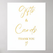 Moderne Minimalistische Geschenken & Kaarten trouw Folie Afdrukken (Voorkant)