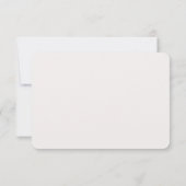 Moderne, minimalistische getextureerde RSVP-behuiz Kaart (Achterkant)