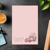 Moderne minimalistische girly roze Waterverf Post-it® Notes