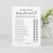 Moderne minimalistische gok die het zei Spelkaart (Staand voorkant)