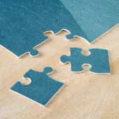 Moderne Minimalistische Golf Jigsaw Puzzel • Neutr (Zijkant)
