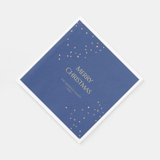 Moderne minimalistische gouden Confetti Vrolijk Ke Servet (Hoek)