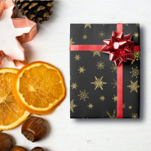 Moderne minimalistische gouden kerst sneeuwvlokken
