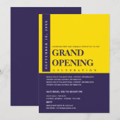 Moderne Minimalistische Gouden & Marineblauwe Gran Kaart (Voorkant / Achterkant)