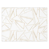 Moderne minimalistische gouden streekhoeken tafelkleed (Voorkant (Horizontaal))