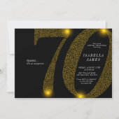 Moderne, minimalistische goudglitter voor de marin kaart (Voorkant)