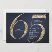 Moderne, minimalistische goudglitter voor de marin kaart (Voorkant)