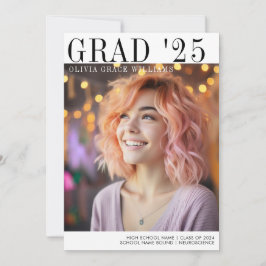 Moderne Minimalistische Grad Overlay Aankondiging
